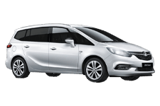 Car Hire Altrincham - Vauxhall Zafira 7-Seater - Minibus hire Altrincham